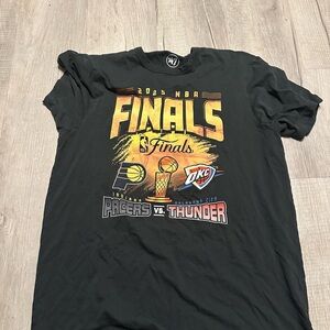 47 Brand Black 2025 NBA Finals Pacers vs. Thunder Graphic Tee